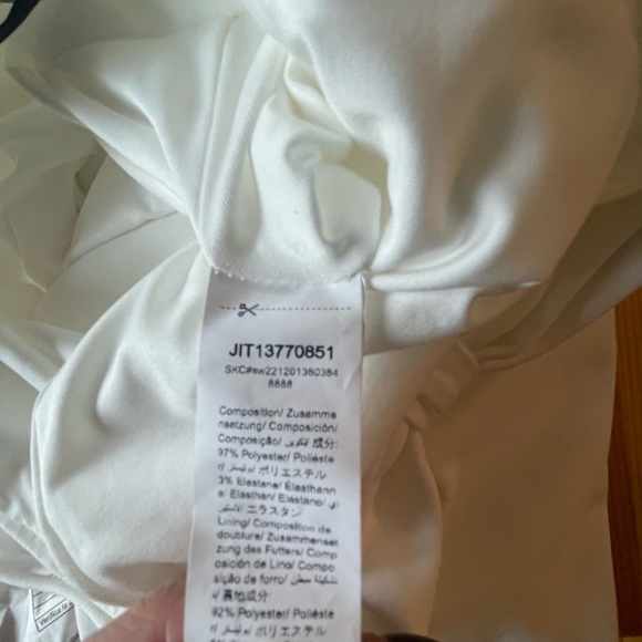 NWT SHEIN Mod Bow Front Cami Jumpsuit White -Size XS - Picture 9 of 11